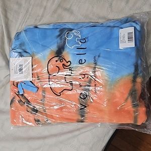 NWT tye dye ivory ella hoodie